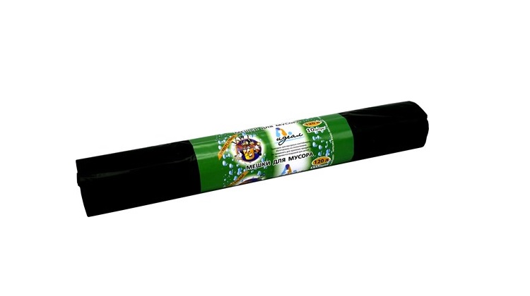 Мешки мусорные 120 л 70х110 70 мкм в рулонах 10 шт/рул Мешки мусорные 120 л 70х110 70 мкм в рулонах 10 шт/рул
