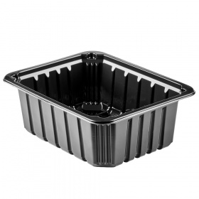 Контейнер для запайки, черный, размеры 325x265x80 мм, упаковка 70 штук Контейнер для запайки, черный, размеры 325x265x80 мм, упаковка 70 штук