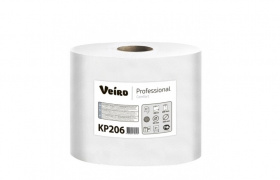 Полотенца бумажные Veiro Professional Comfort KP206 2-слойные в рулоне 180 метров *6
