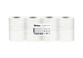 Туалетная бумага Veiro Professional Premium T309, 3-слойная, 20 м, белая, 8 рулонов в упаковке Туалетная бумага Veiro Professional Premium T309, 3-слойная, 20 м, белая, 8 рулонов в упаковке