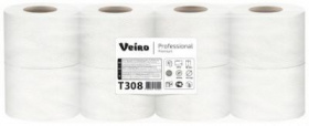 Туалетная бумага Veiro Proffesional Comfort T207 2-слойная белая 25 м ( 8 рулонов в уп.) Туалетная бумага Veiro Proffesional Comfort T207 2-слойная белая 25 м ( 8 рулонов в уп.)
