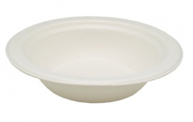 Миска БиоУп из сахарного тростника , 350 мл, диаметр 160 мм, 50 шт/1000 шт