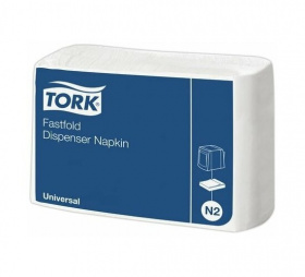 Салфетки Tork Universal, 25х30 см, 1-слойные, белые, 300 листов, 36 уп/кор