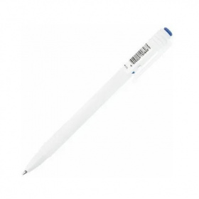 Ручка шариковая автоматическая BRAUBERG"Click White", синяя, масляная, толщина линии 0,5*50/250