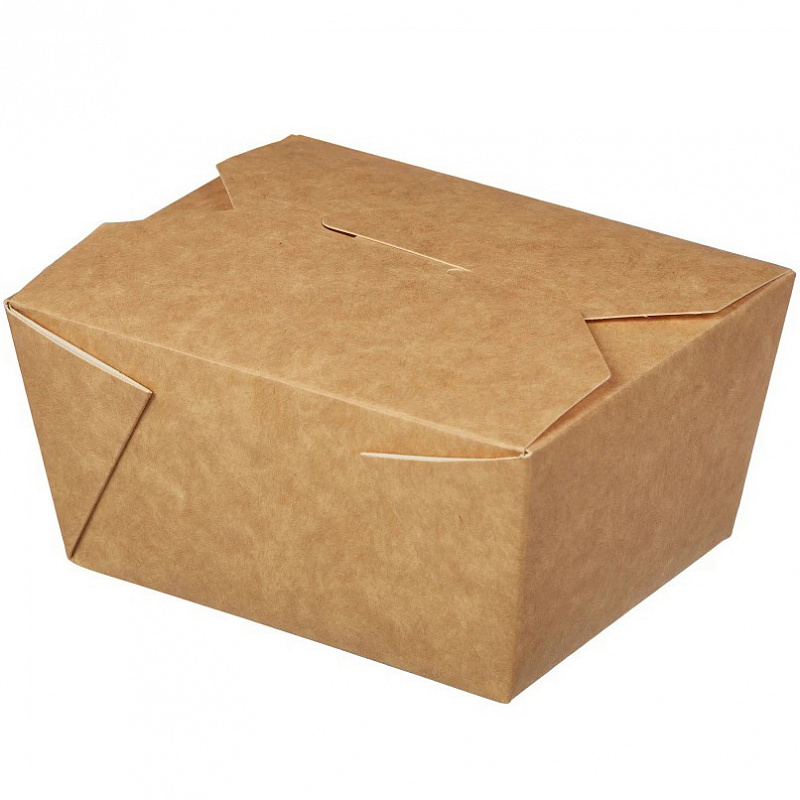 Контейнер Fold Box Крафт 600 мл, 130х110х65 мм, Оригамо*315 Контейнер Fold Box Крафт 600 мл, 130х110х65 мм, Оригамо*315